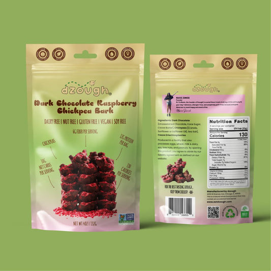 Dark Chocolate Raspberry: 4oz (132g) (Single Pouch)