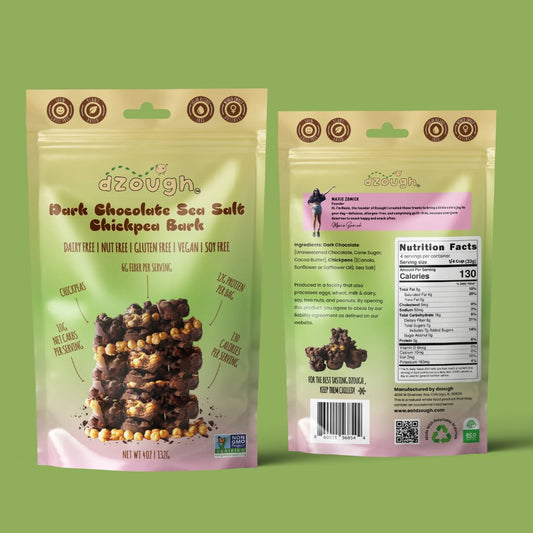 Dark Chocolate Sea Salt: 4oz (132g) (Single Pouch)
