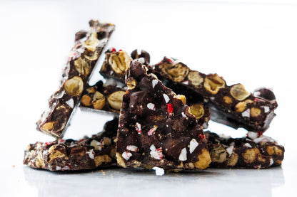 Dark Chocolate Peppermint Bark: 4oz (132g) (Single Pouch)