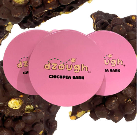 Holiday Tin: Dark Chocolate Sea Salt Chickpea Bark (3 pack)