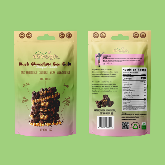Dark Chocolate Sea Salt: 4oz (132g) (Single Pouch)
